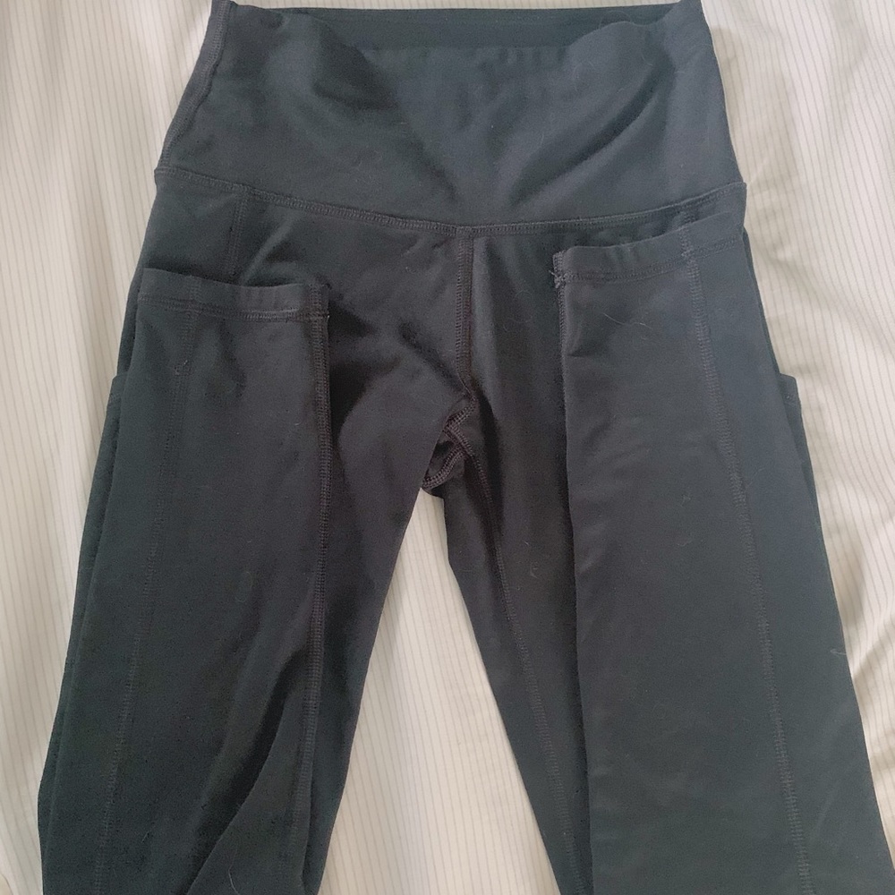 AERIE BLACK LEGGINGS